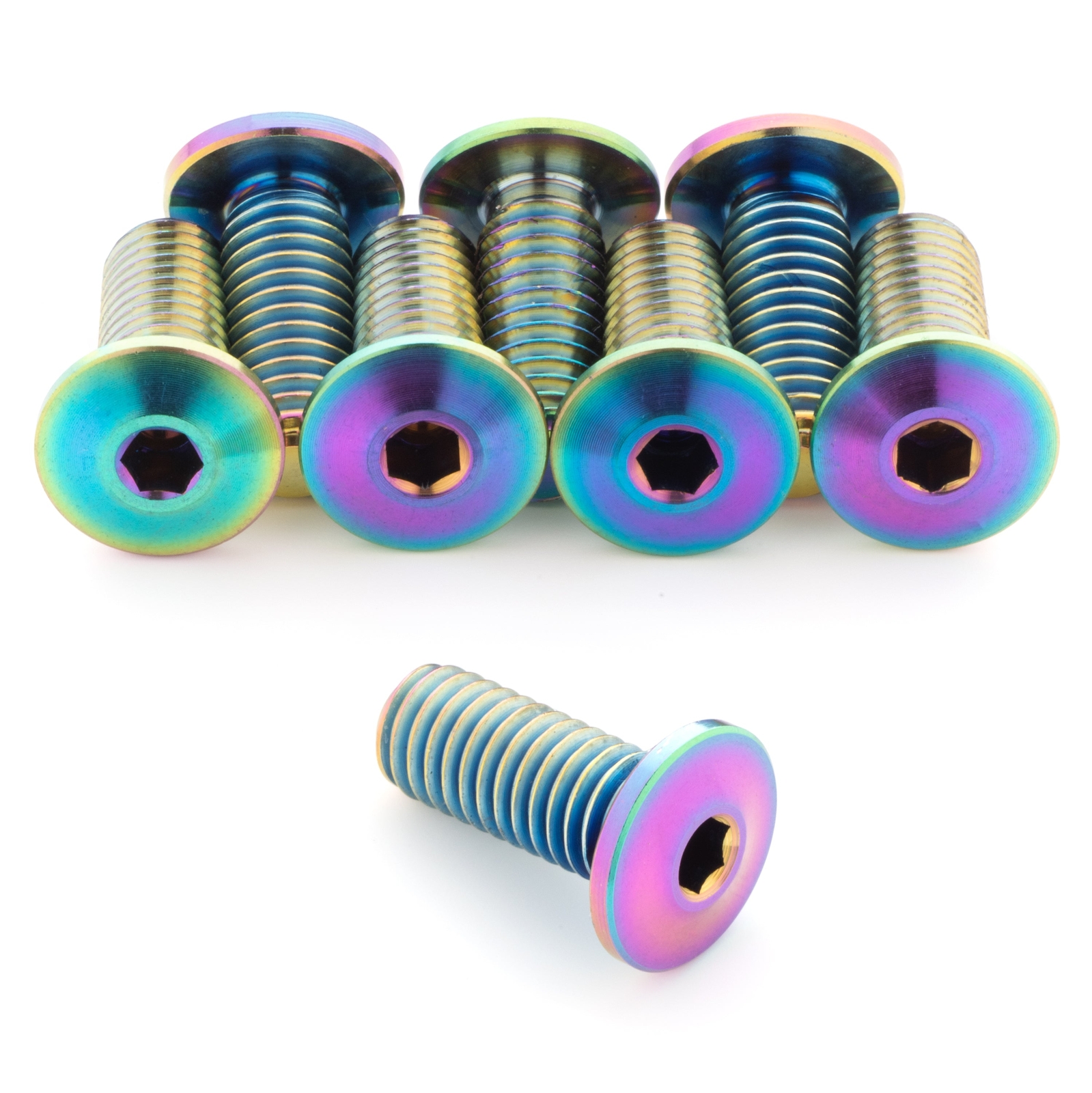 Oil Slick Ultra-Low Profile Superlight Titanium Bottle Cage Bolts by Terske