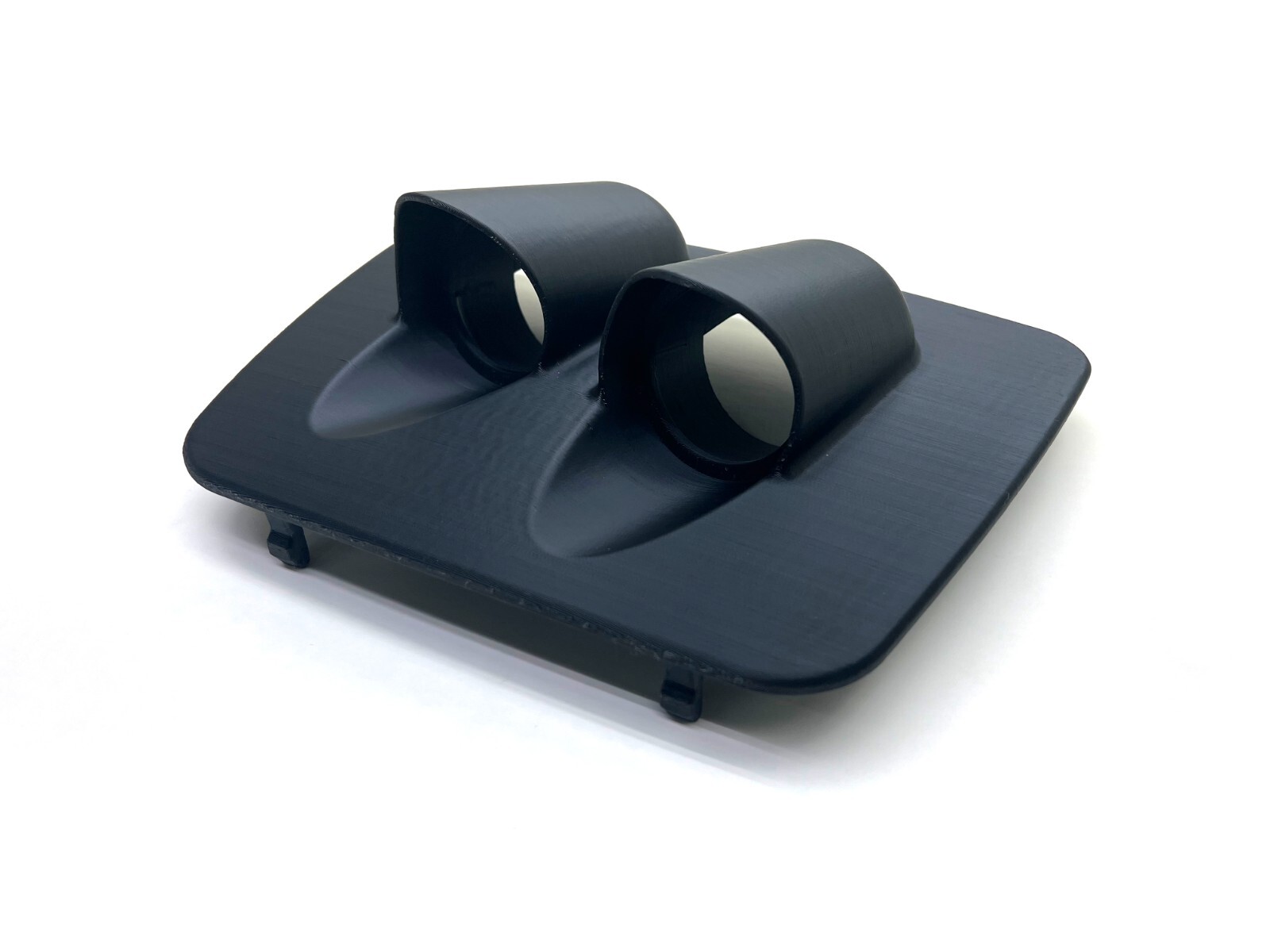 DUAL CENTER GAUGE PODS -2002-2007 Subaru WRX STI Impreza Gauge Pods - ABS Black