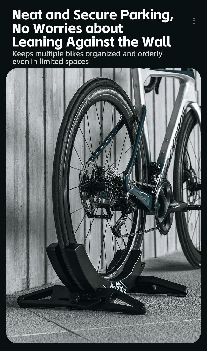 Rockbros Bike Stand Bicycle Parking Display Stand Adjustable for Road and Mounta