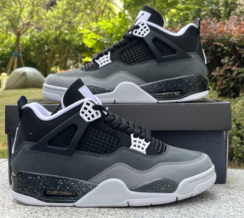 Jordan 4 "Fear" Mid Top Men's Retro Basketball Shoes Us Size 6-12