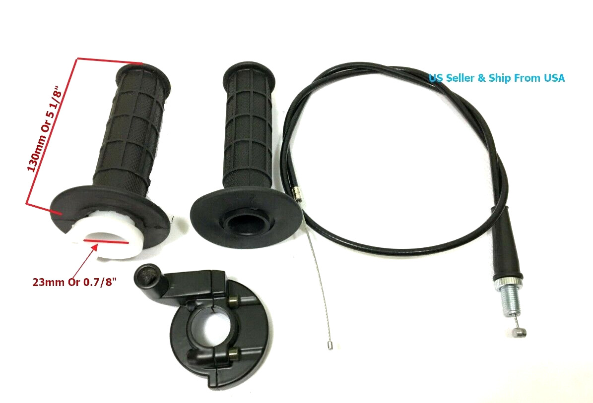 Throttle Cable & Handle Assembly for Honda CR125R CR250R CR500R 1984-2001