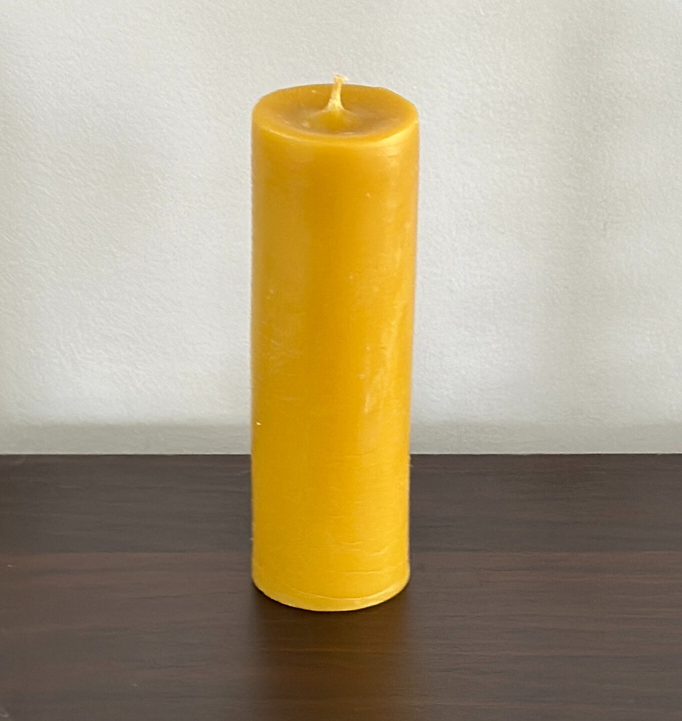 Handmade 100% Pure Beeswax Pillar Candle 2" x 6" 100% Cotton Wick