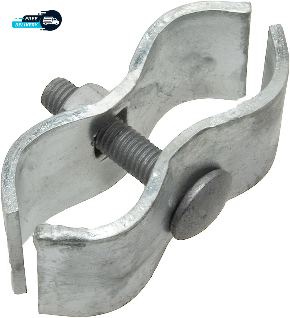 10 Set Chain Link Fence Panel Clamps 1-3/8" Dog Kennel Panel Clamp for round