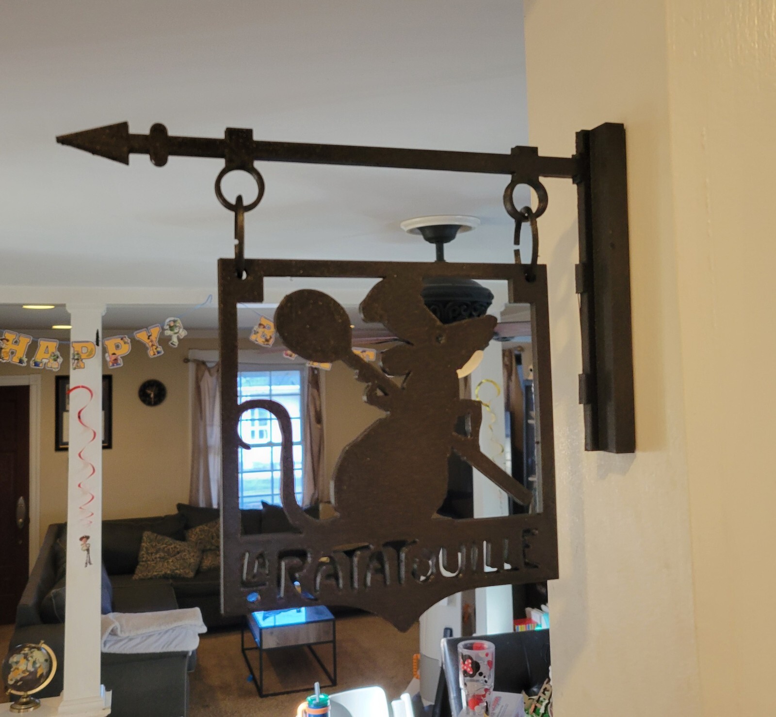 La Ratatouille Sign – Disney Kitchen Wall Art – Remy Chef Decor – French Bistro