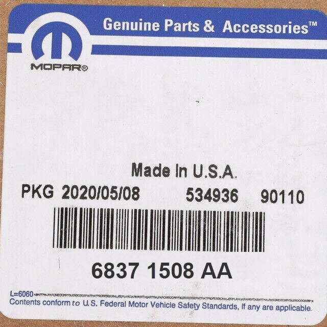 OEM Mopar 62TE Transmission Solenoid Control Pack 68376696AA 68371508AA 99856*