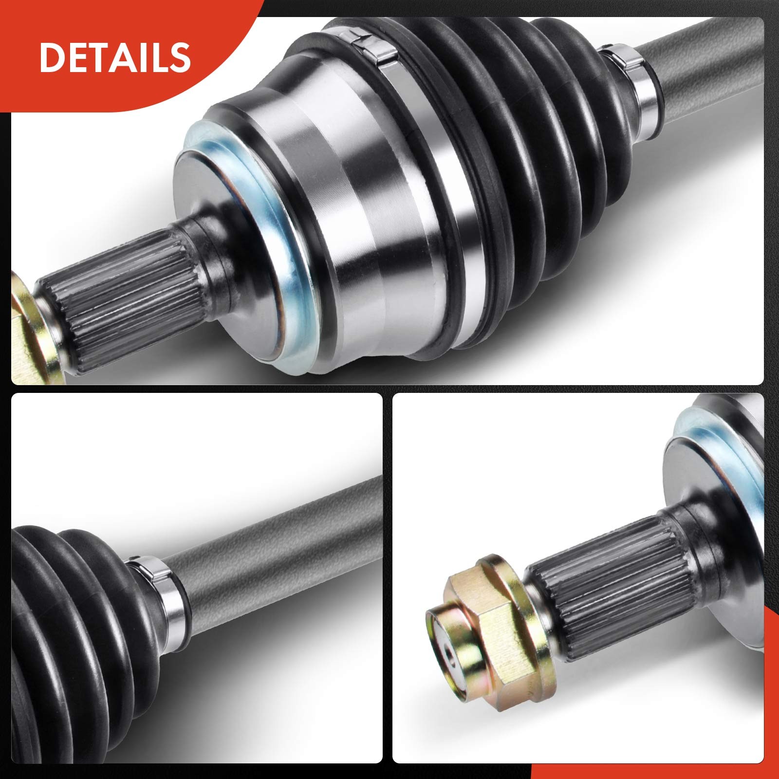 A-Premium Pair Front CV Axle Assembly for Honda Pilot 2016-2020 Acura MDX 14-15