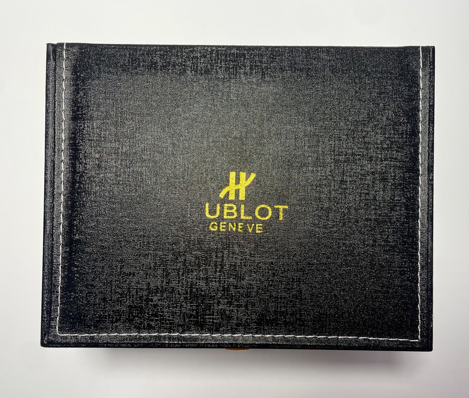 Hublot Geneve Watch Box Case Black w/ Outer Box Pillow Authentic