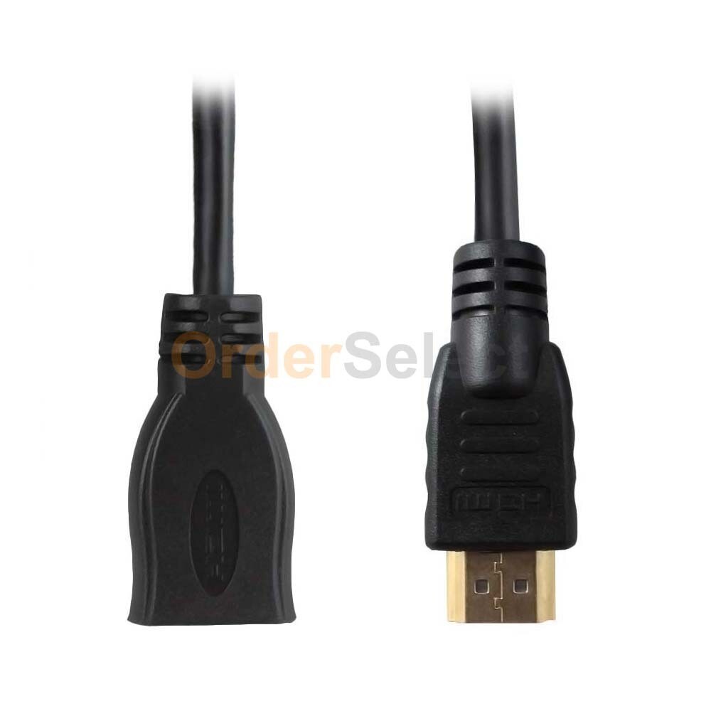 HDMI Extension Cable Male to Female HDMI Cable Extender Adapter 3D 4K x 2K Lot