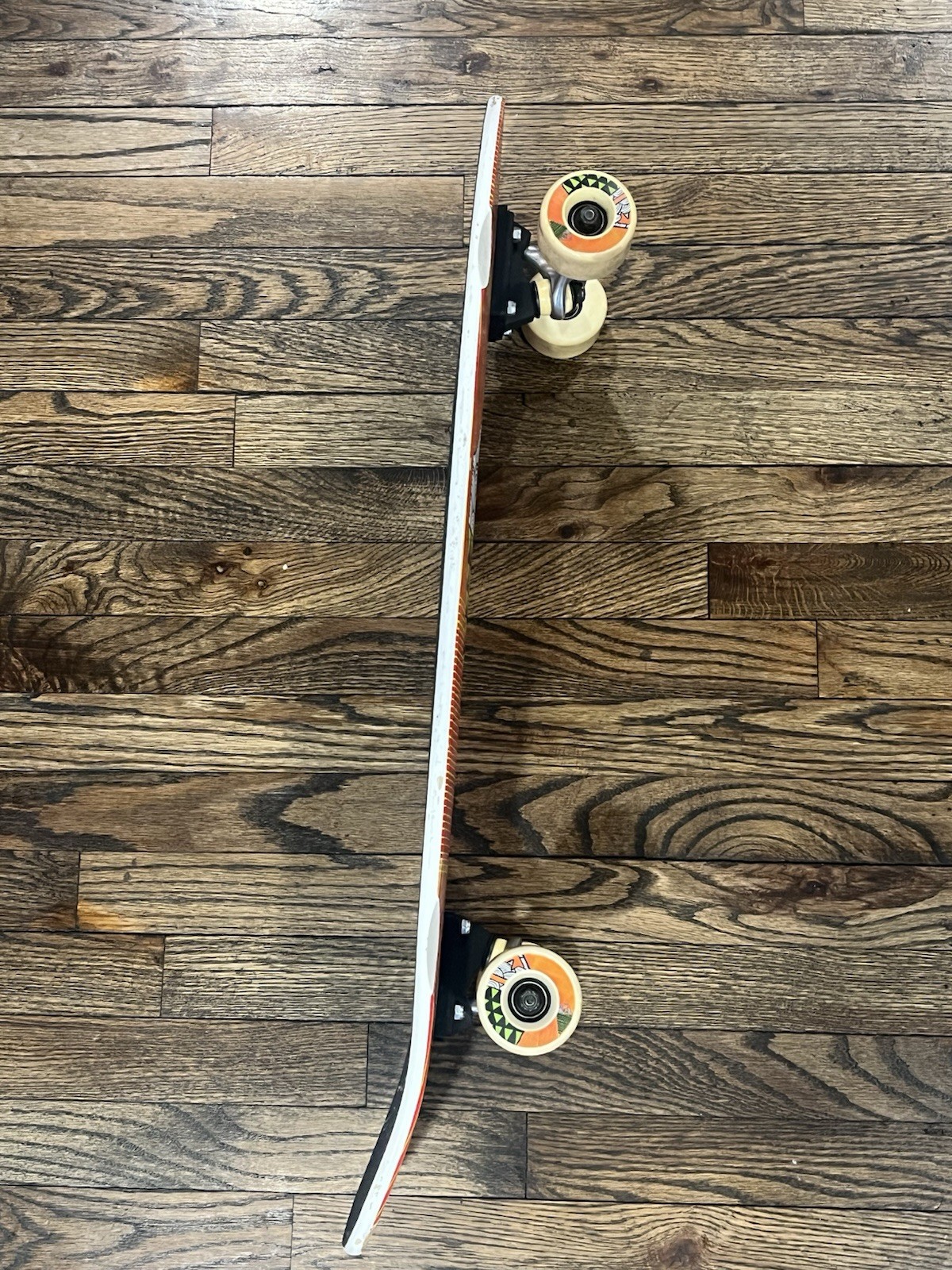 VERY RARE! Quiksilver Cruiser Skateboard W/ Bent Metal Trucks - Matching Wheels