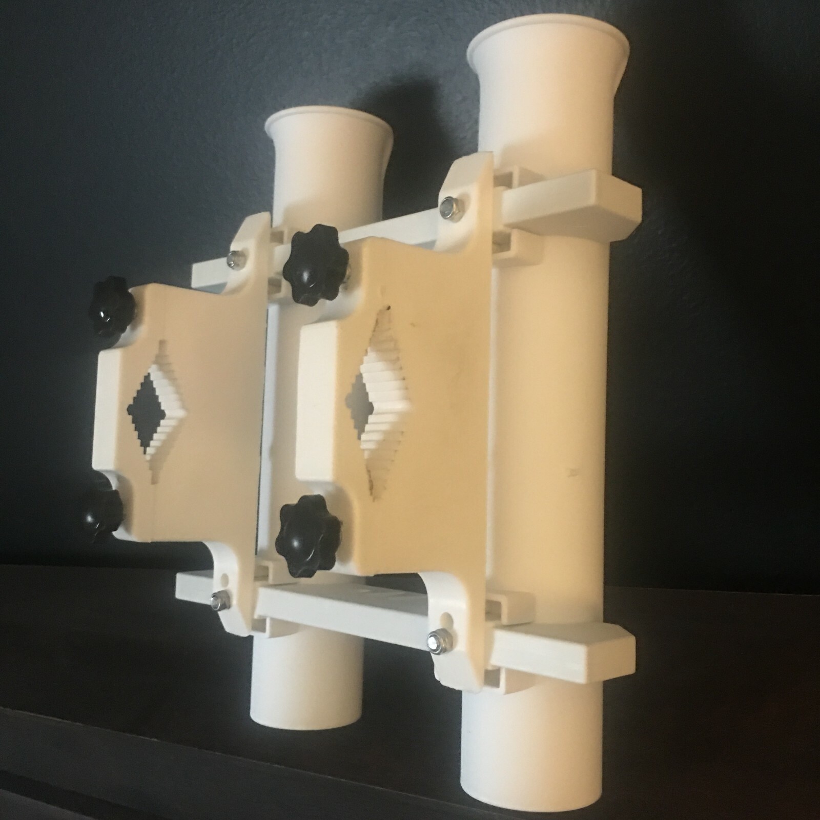 Fishing Rod Holder CLAMP2 Pontoon SeaDoo Switch ATV UTV Golf Cart Brush Rail