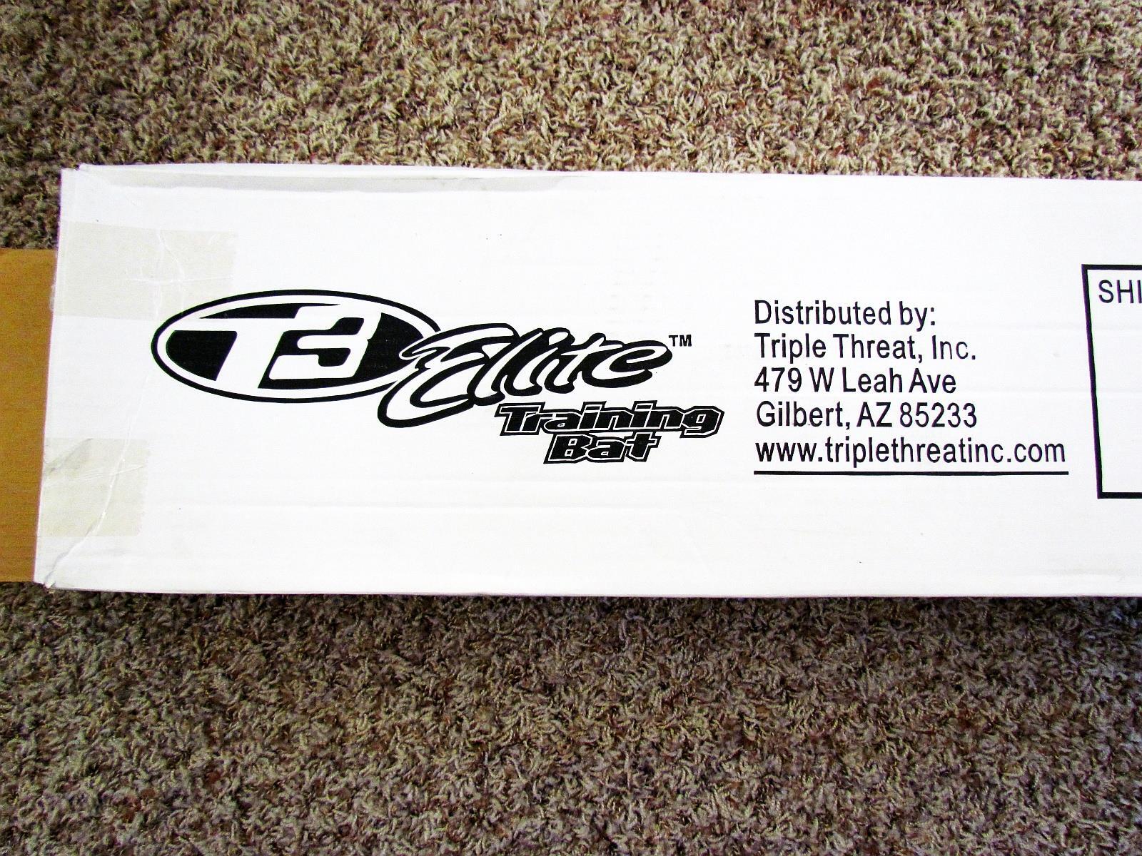 T3 Elite Training Baseball Bat 34" JumpUSA With Training DVD, Weights, & Bag NEW