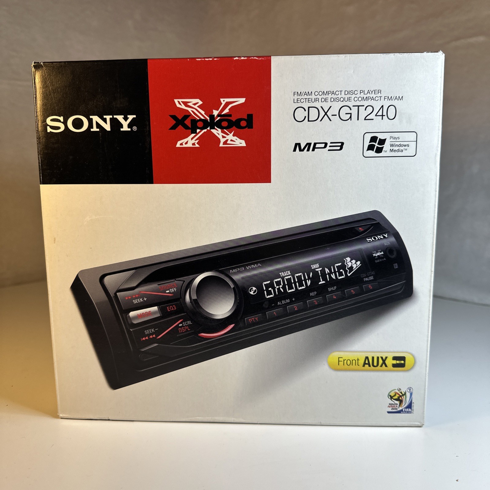 Sony Xplod CDX-GT240 Car Truck FM/AM Compact Disc Player MP3 Front AUX New