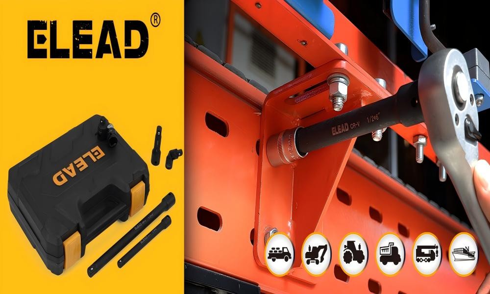 18PCS Impact Socket Extension Set 1/4" 3/8" 1/2" Drive Adapter Swivel Joints