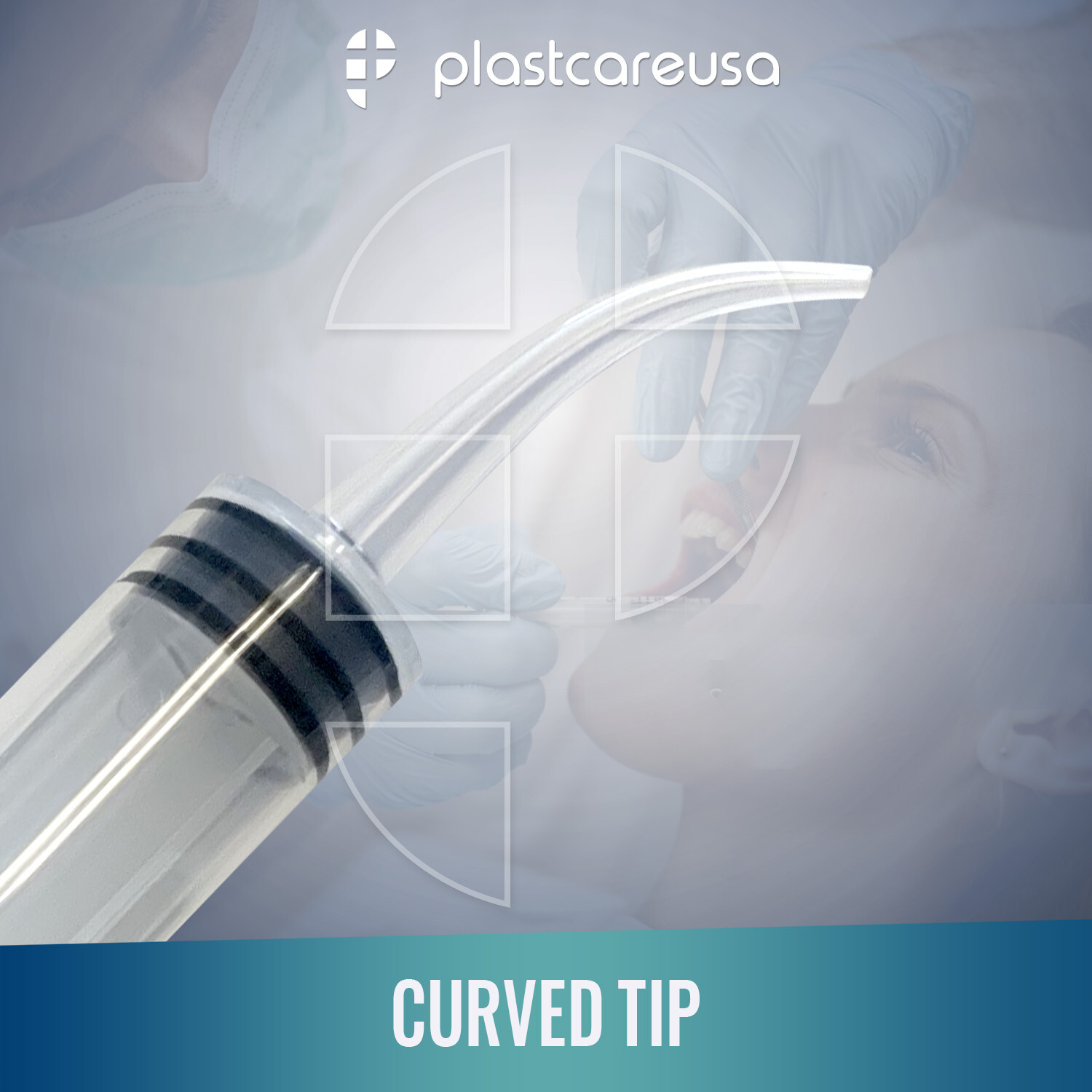 Curved Tip 12cc Oral Irrigation Syringes Disposable Dental Utility (Choose Qty)