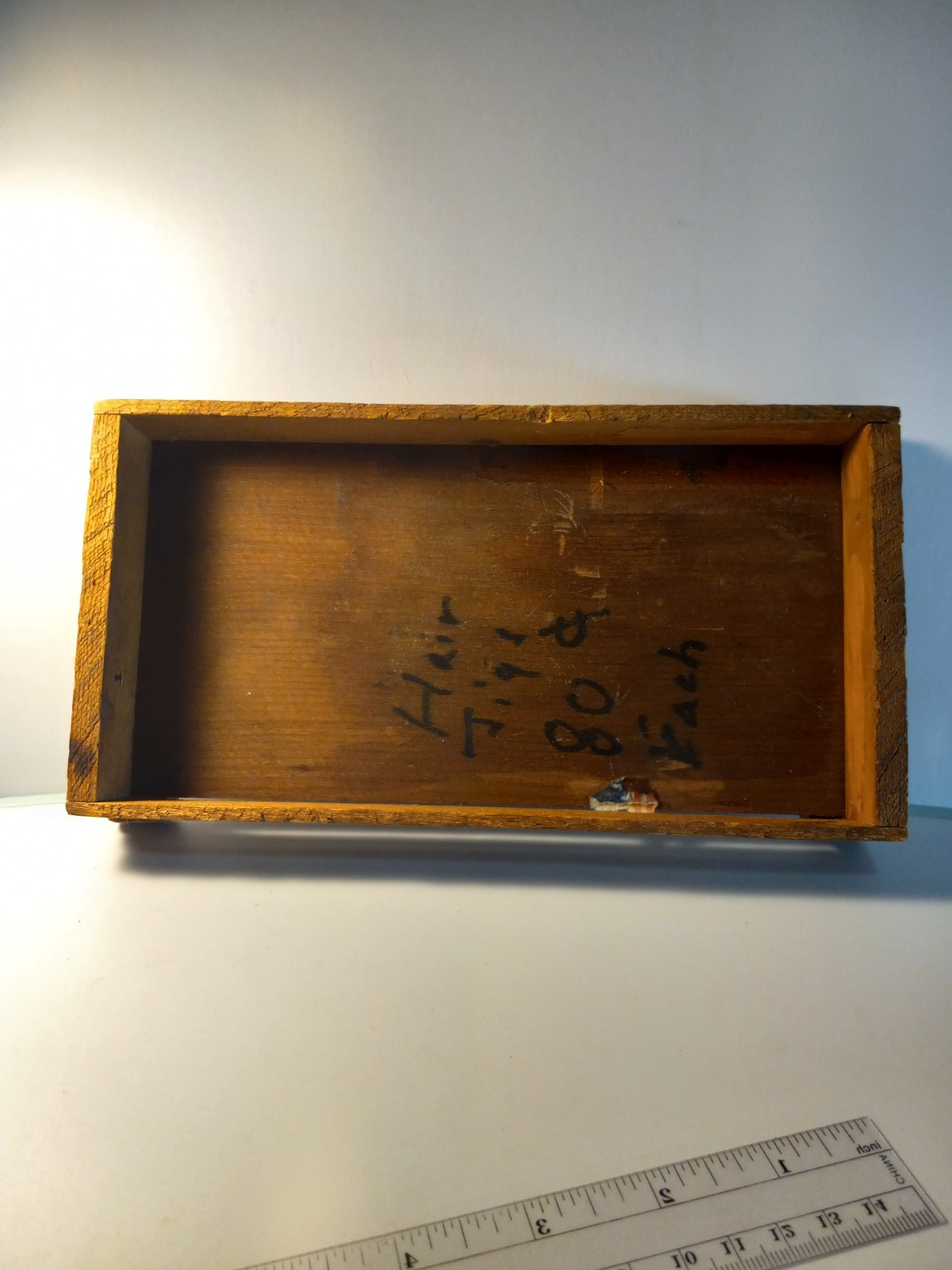 Antique Wood Cheese Box Philadelphia Cream Cheese