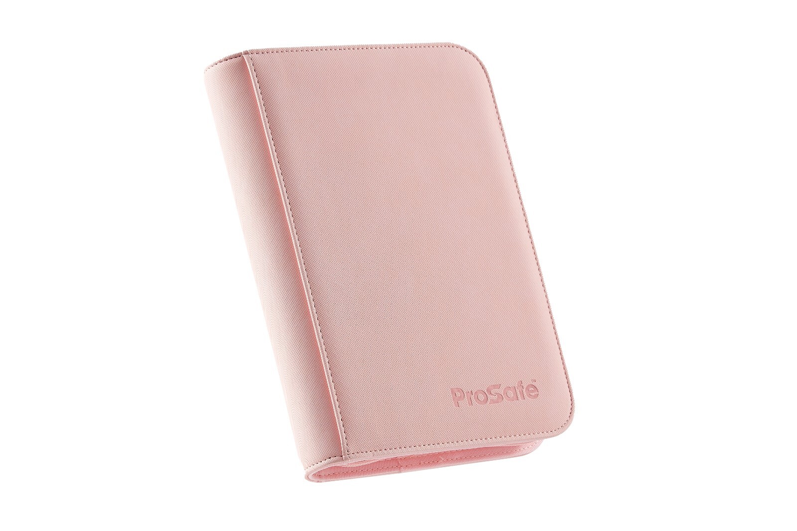 Pro Safe 4-Pocket Zippered PRO-Binder Album pink - Free Ship
