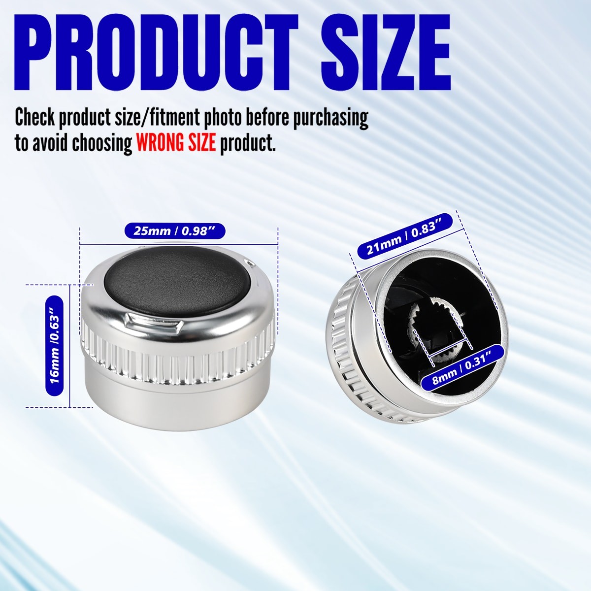 2XRadio Knob Button Volume Stereo Tuner Power Connect For Nissan Kicks 2021-2024