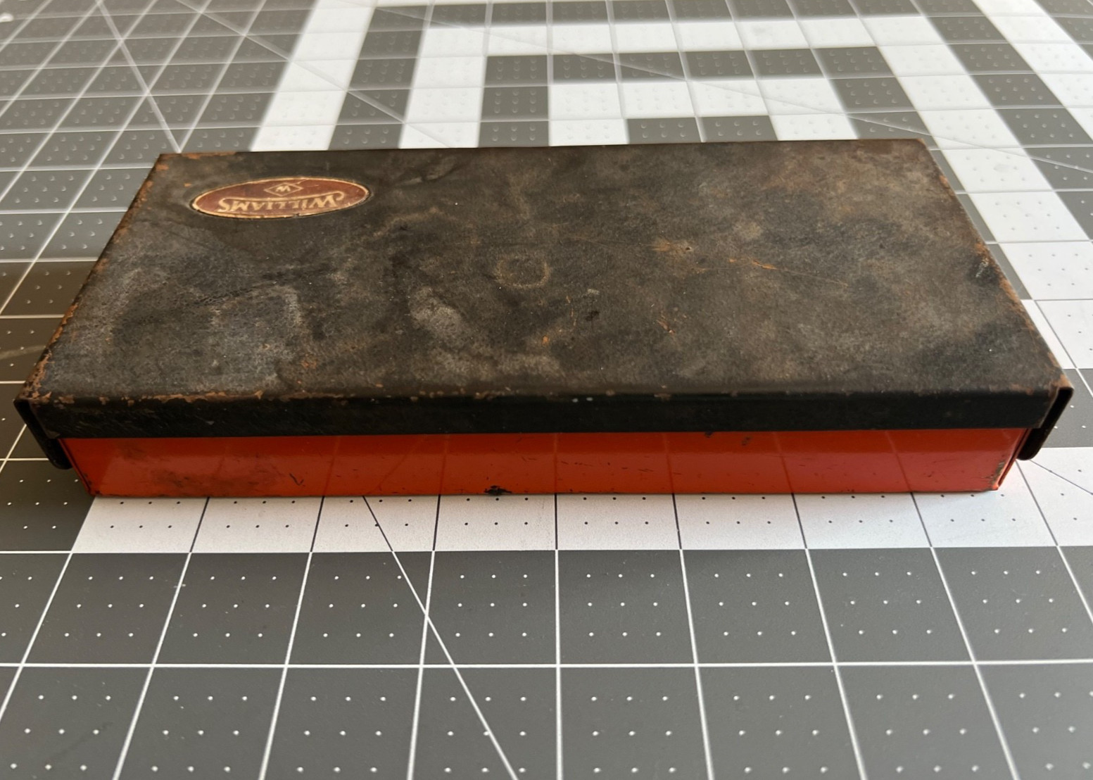 Vintage Williams Metal Box for Socket Set M-2 7 7/8” x 3 1/2” x 1 1/4”