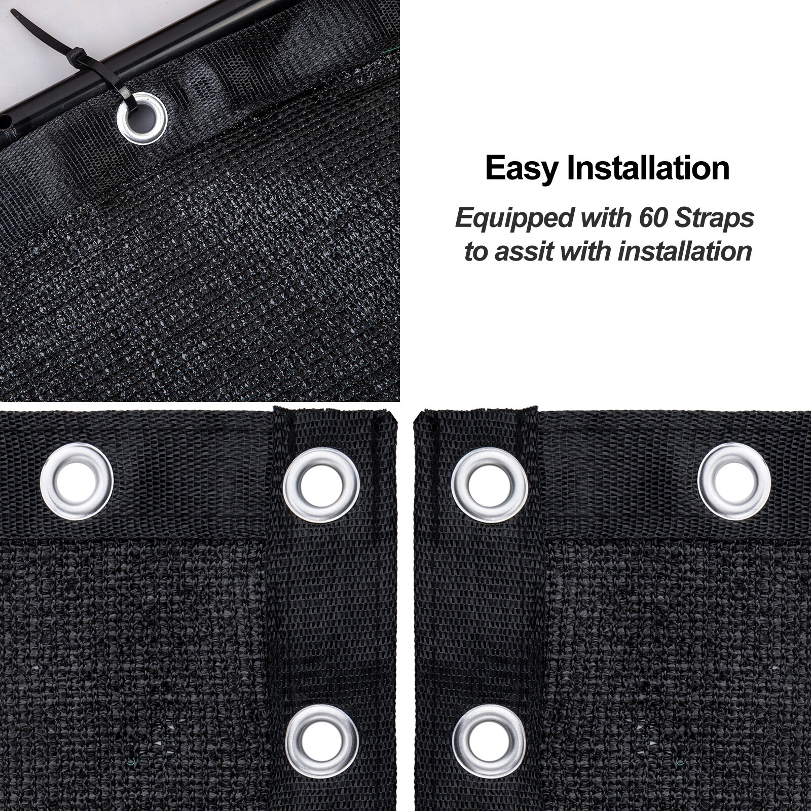 4/5/6/8 ft Privacy Fence Screen Garden Yard UV Windscreen Mesh Shade Net Cover