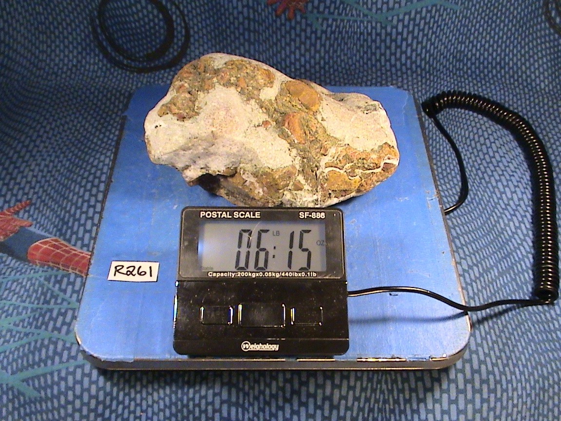 Dendritic Chalcedony Ocean Jasper Agate, Rough Lapidary Rock, 6 LBS, 15 OZ, R261