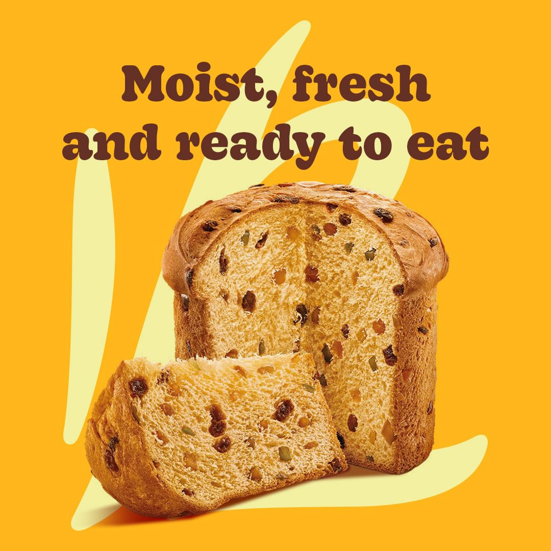 Bauducco Classic Panettone - Moist & Fresh Holiday Cake - Traditional Italian Re