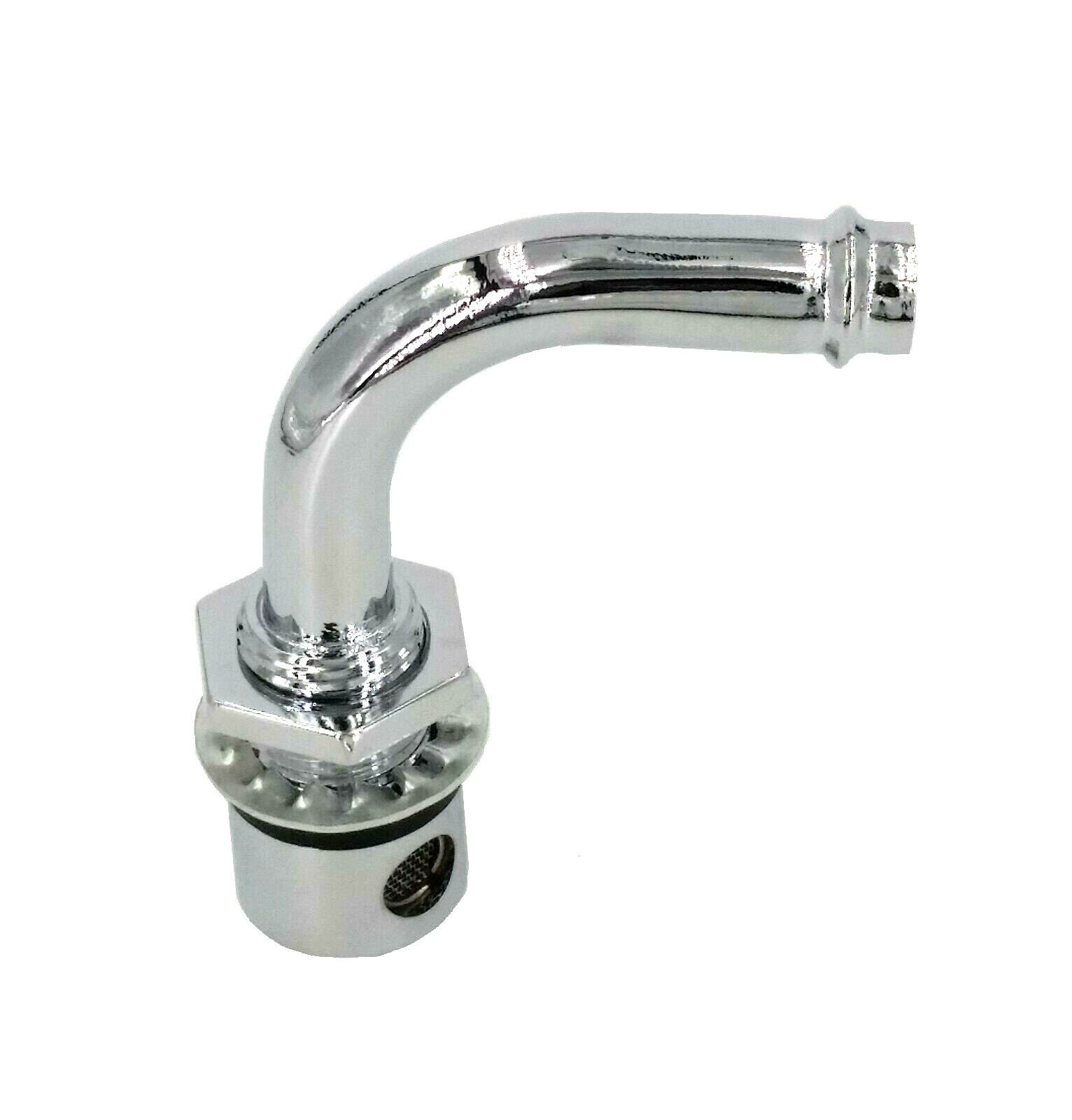 Chrome Plated Brass 90 Degree Thru Hull Fuel Tank Vent for Boats - 5/8" Hose