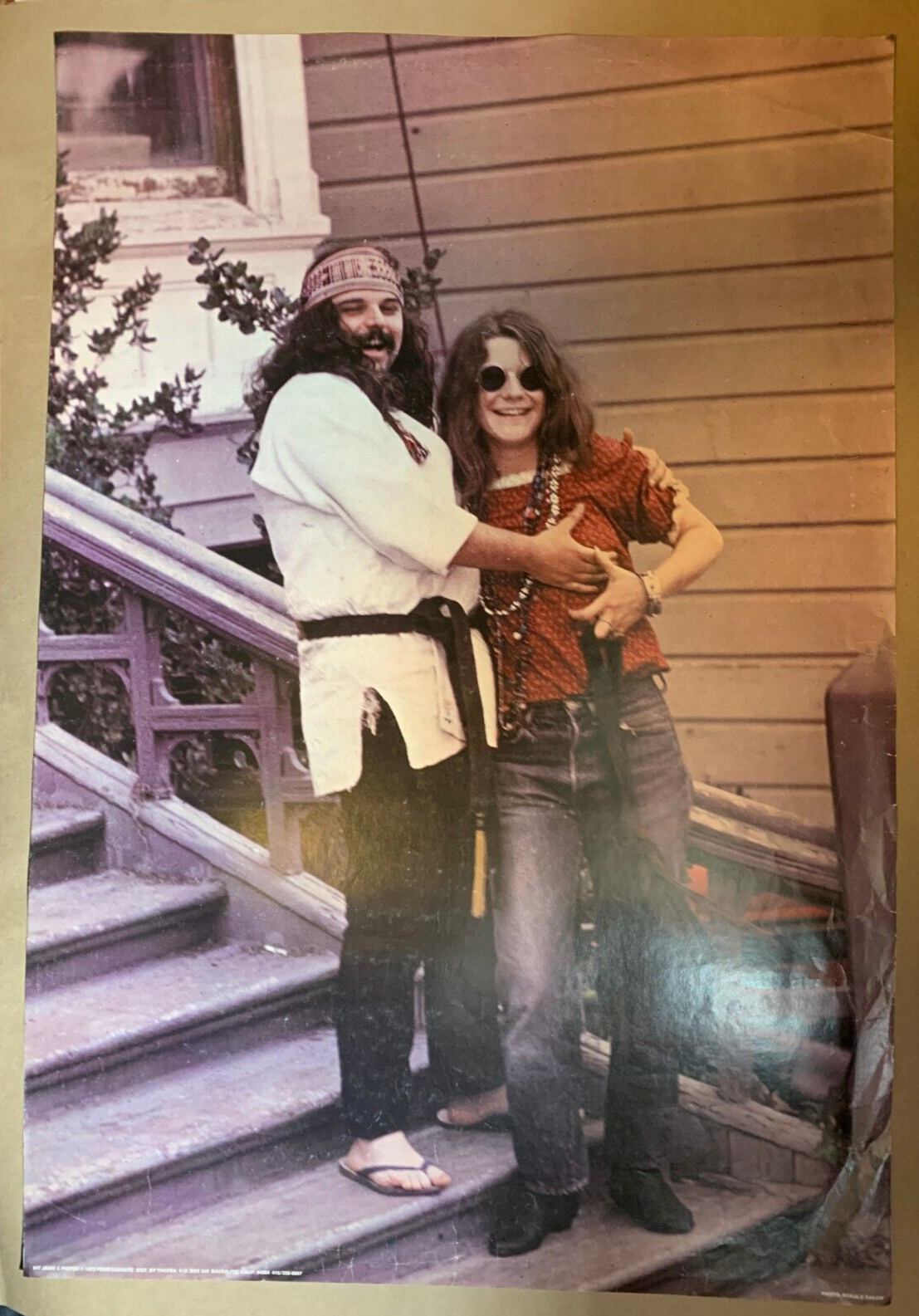 JANIS JOPLIN & PIGPEN GRATEFUL DEAD VINTAGE 1972 POMEGRANATE POSTER STILL SEALED