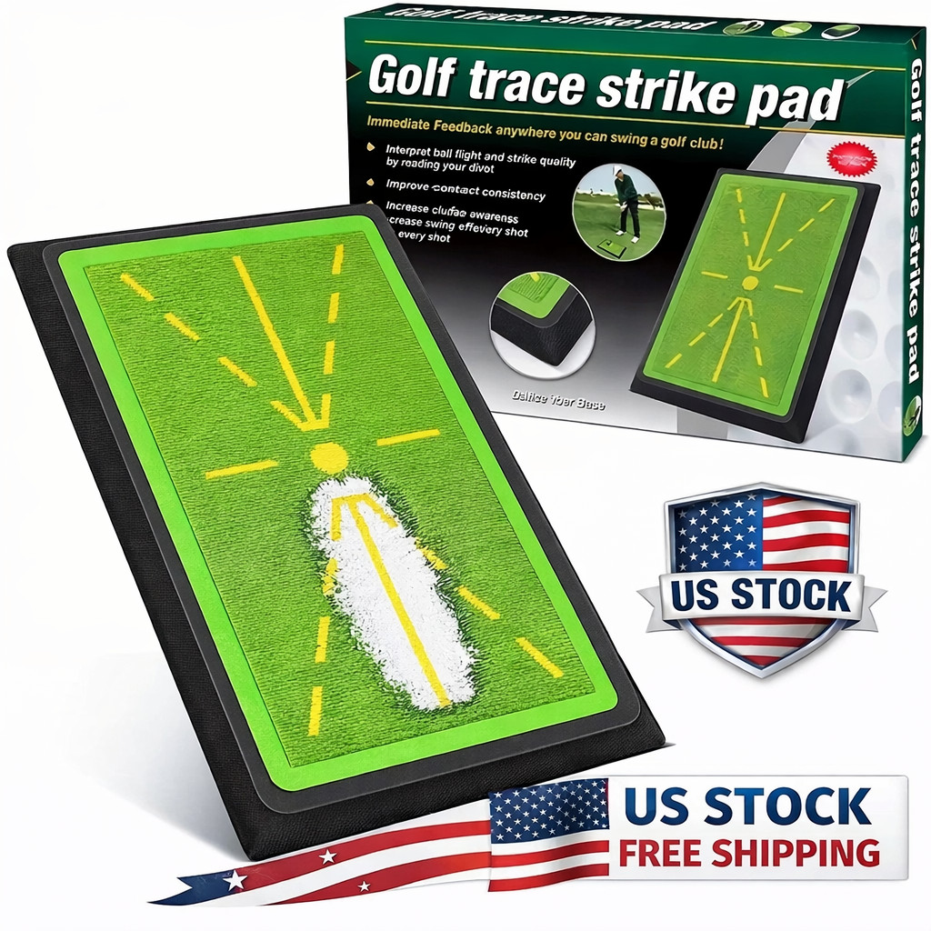 Golf Training Mat for Swing Detection Batting Divot Golf Hitting Practice Mat