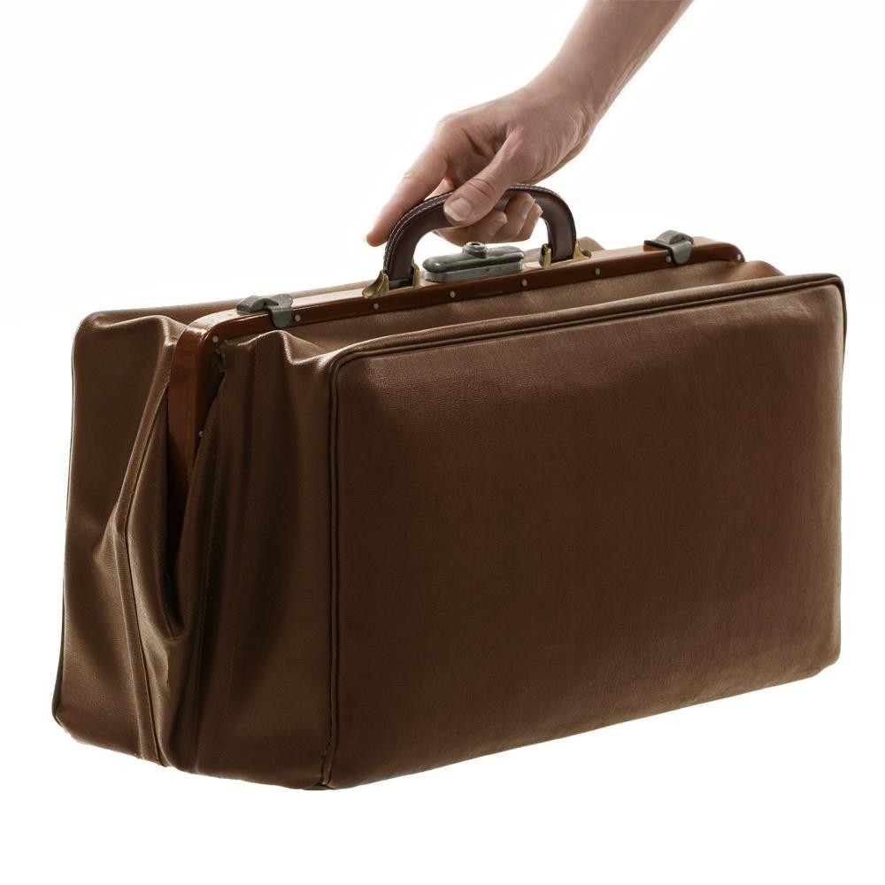 2 Pack PU Leather Replacement Handles For Luggage Cases Storage Boxes Vintage