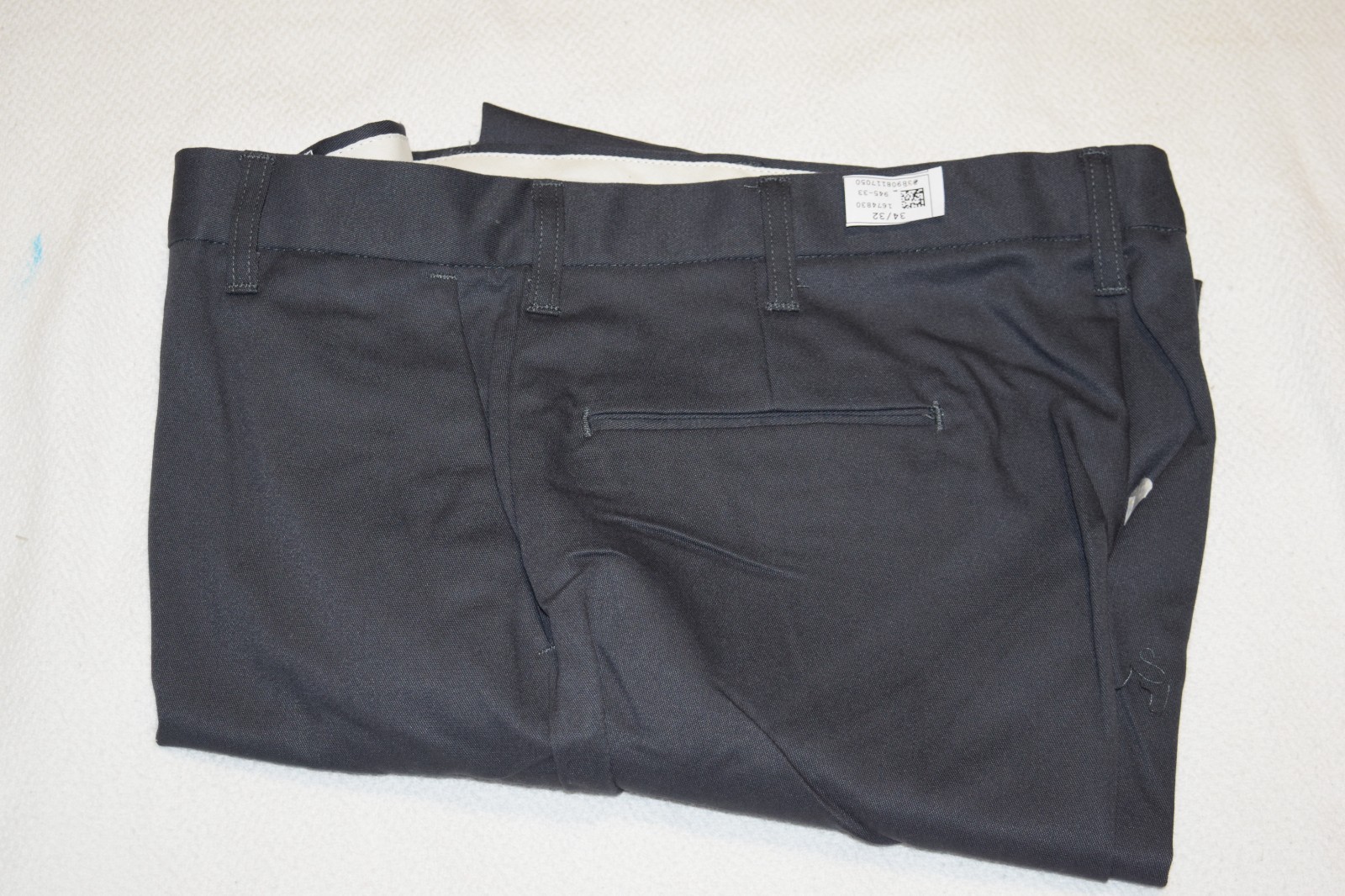 CINTAS COMFORT FLEX CHARCOAL GRAY WORKS PANTS 945-33, 36x32, 34x32