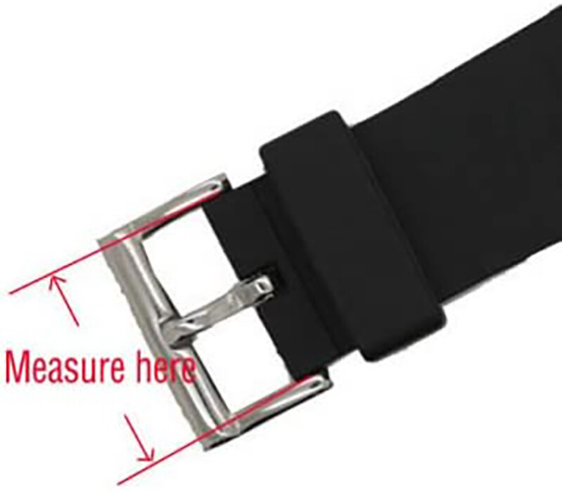 2-Pack Silicone Watch Strap Band Hoop Loop Retainer Buckle Holder Ring Keeper