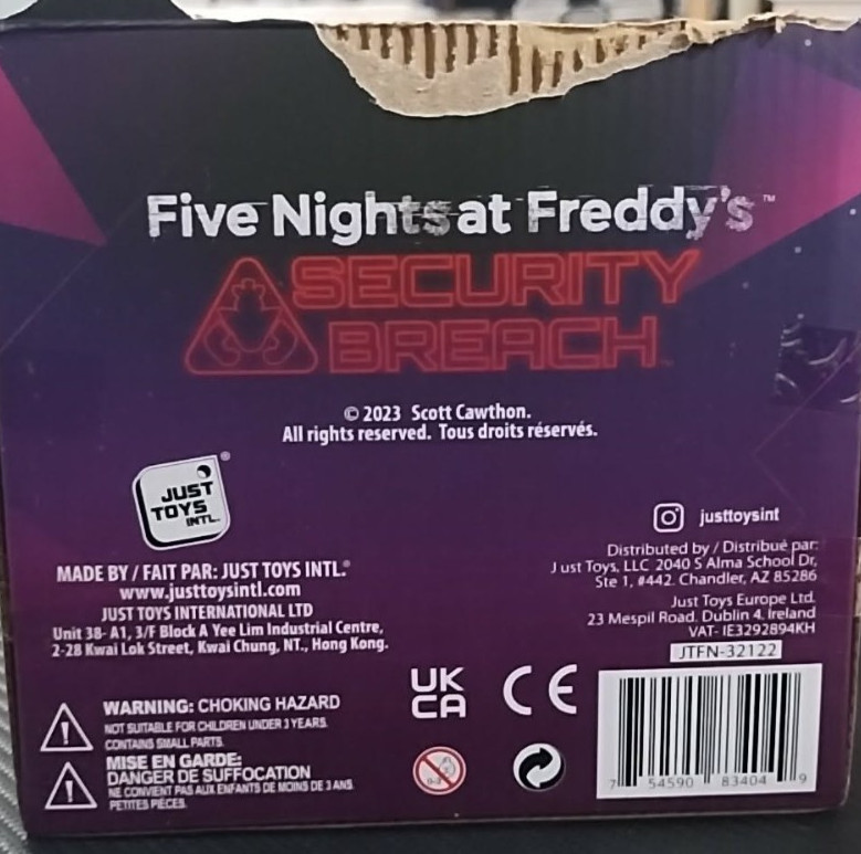 FIVE NIGHTS AT FREDDY'S S3 Security Breach Craftables 12X Brand New UNOPENED 12X