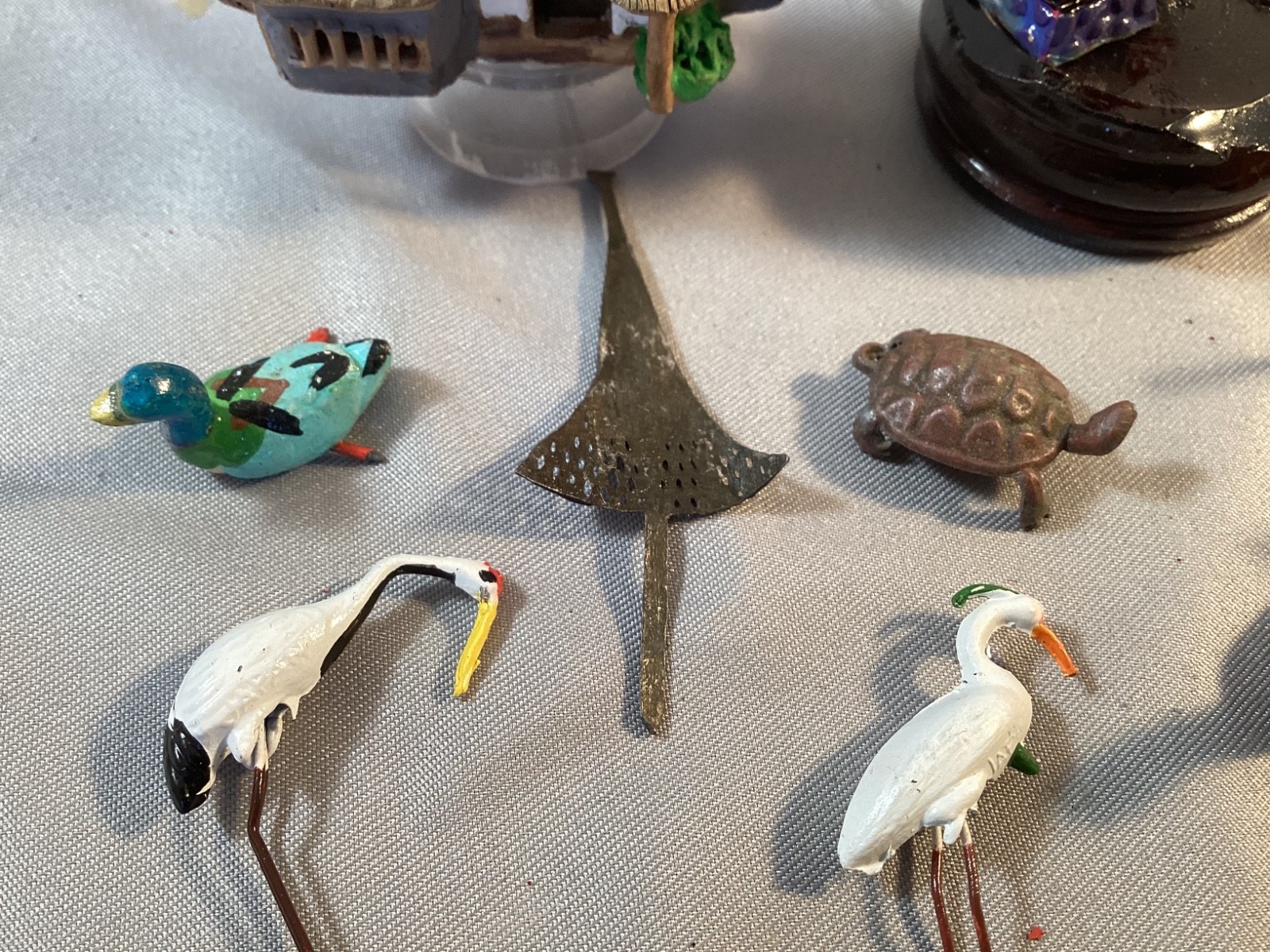 Vintage Miniature Japanese Bonsai Set of 12 Pieces