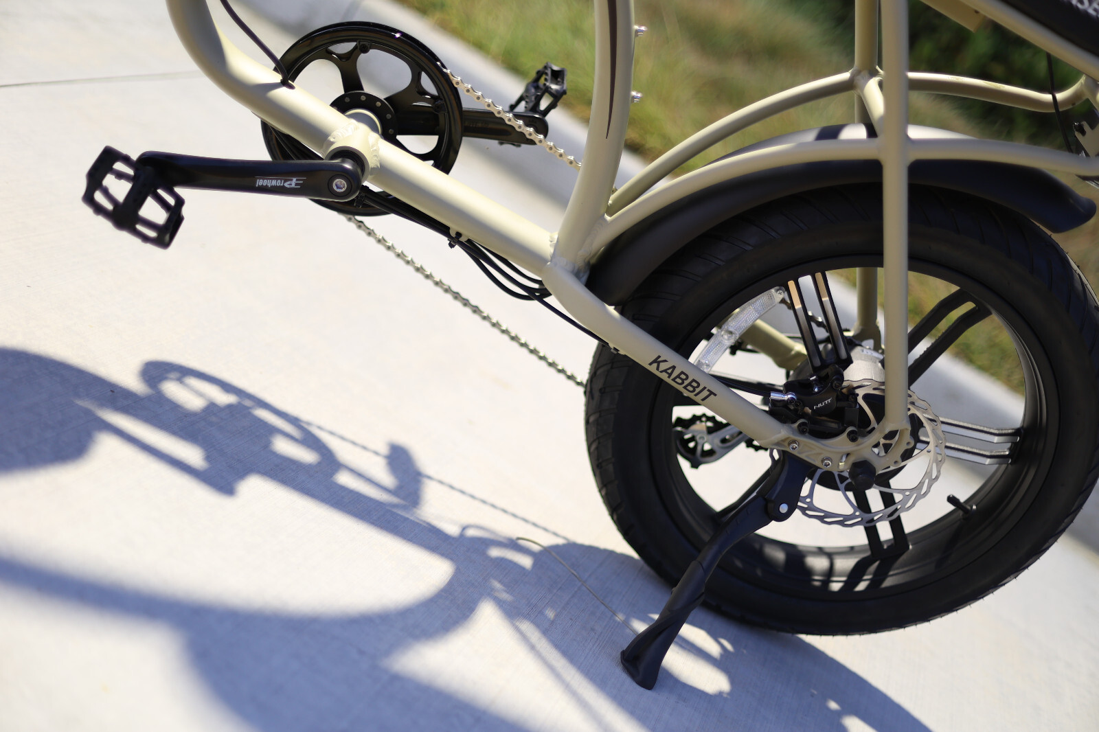 Bike Kickstand Adjustable, Universal for Electric Bike Heavy Duty Screw On