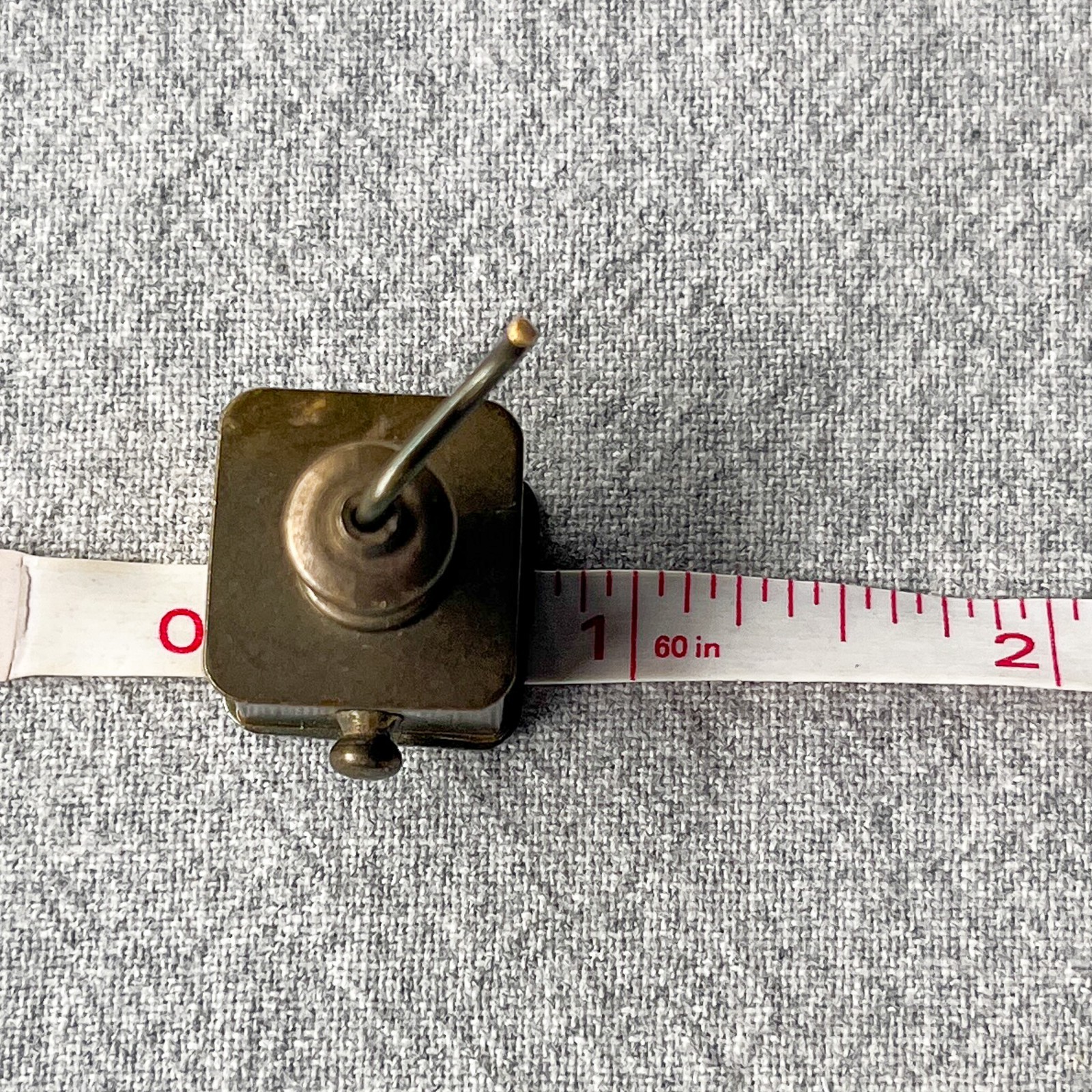 Vintage 1950s Mini Brass Coffee Grinder Dollhouse Miniature Mid Century Kitchen