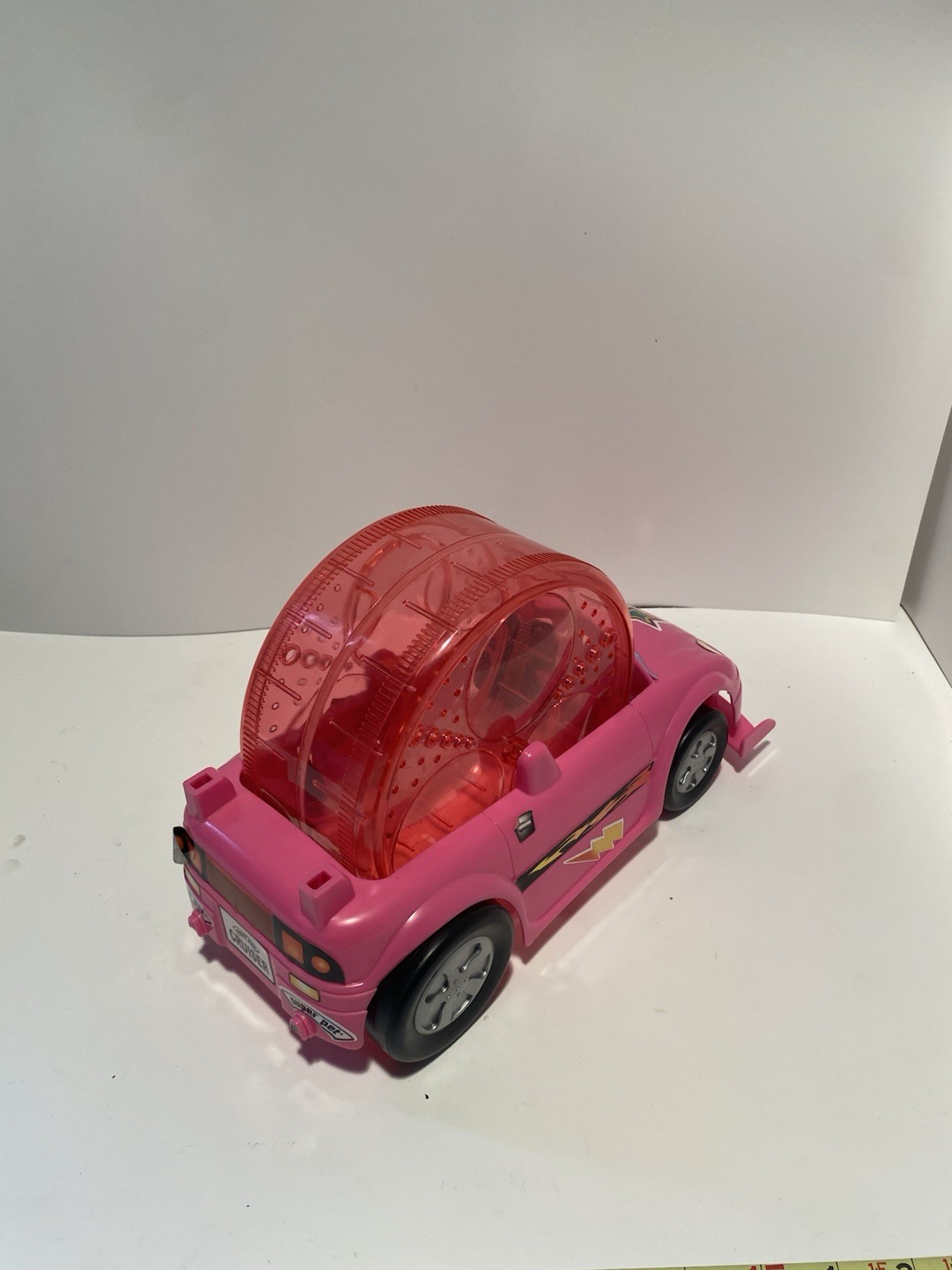 PINK. Pet Exercise Car, Hamster Wheel, Gerbil, Safe Container SO CUTE!