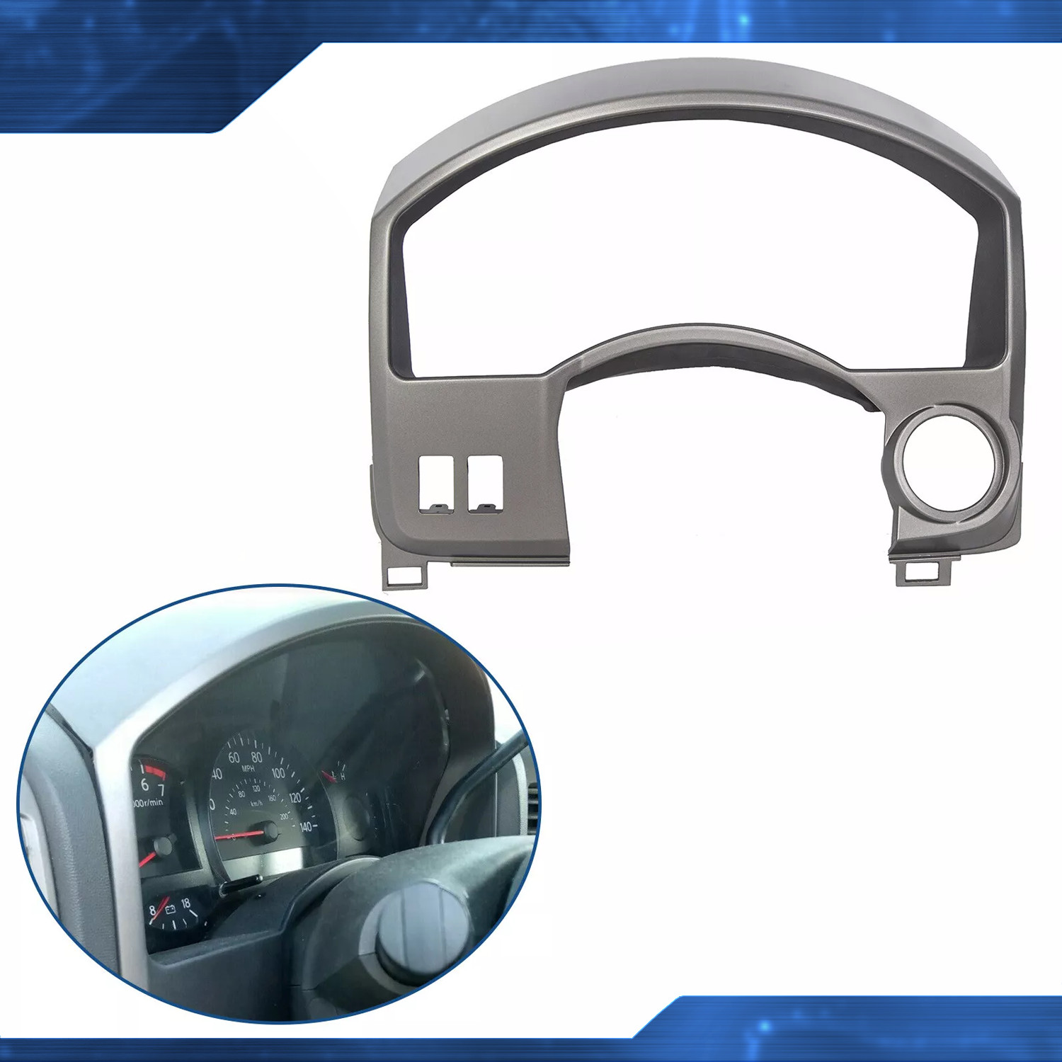 For 2004-2006 Nissan Titan Armada Instrument Cluster Dash Panel Gauge Trim Bezel