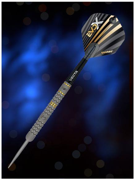 WINMAU MVG MICHAEL VAN GERWEN MvG Evo X  22.5 gram  90% Tungsten Steel Tip Darts