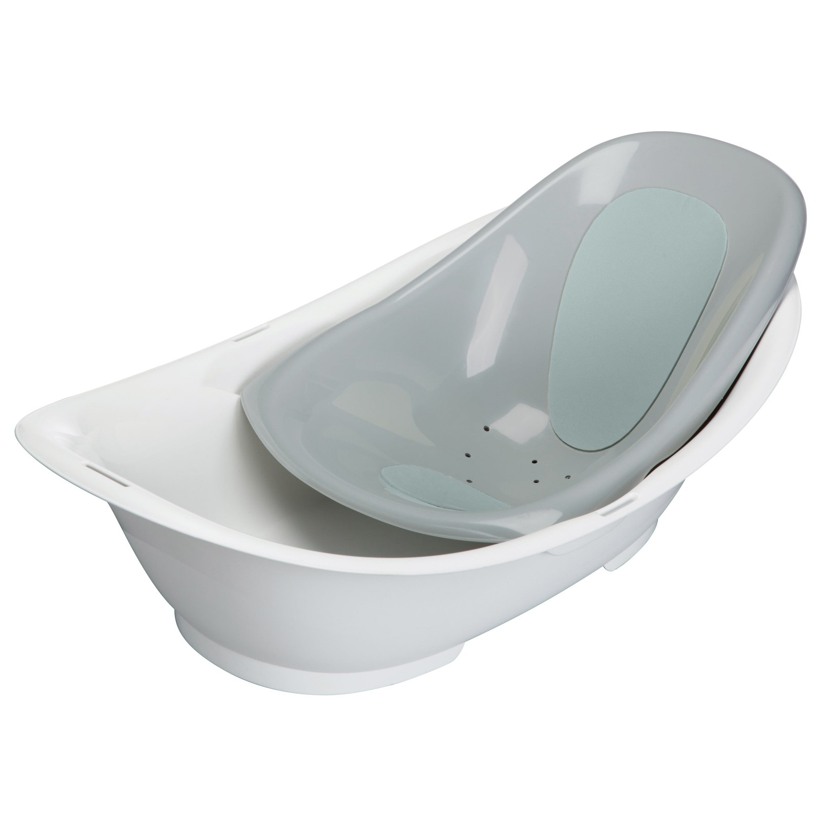 Safety 1st 3-in-1 Clean Fun Plastic Rigid Baby Bathtub, Harbor Mist