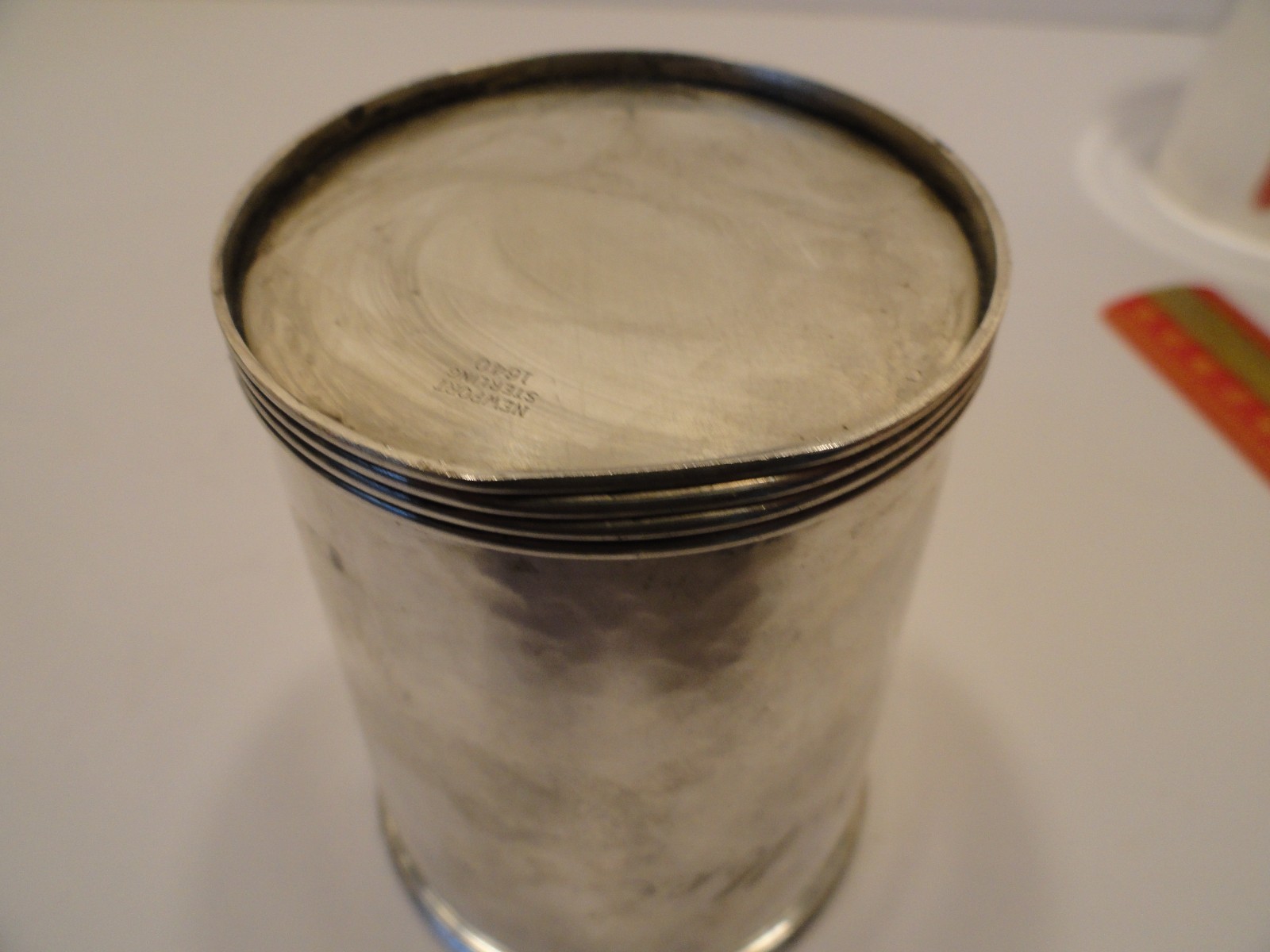 Newport Sterling Silver Kentucky Derby Mint Julep Cup #1640 Mono