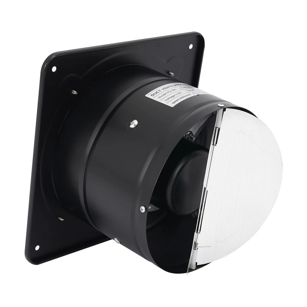 8'' Explosion Proof Exhaust Fan, 80W 500CFM Industrial Axial Flow Fan Utility