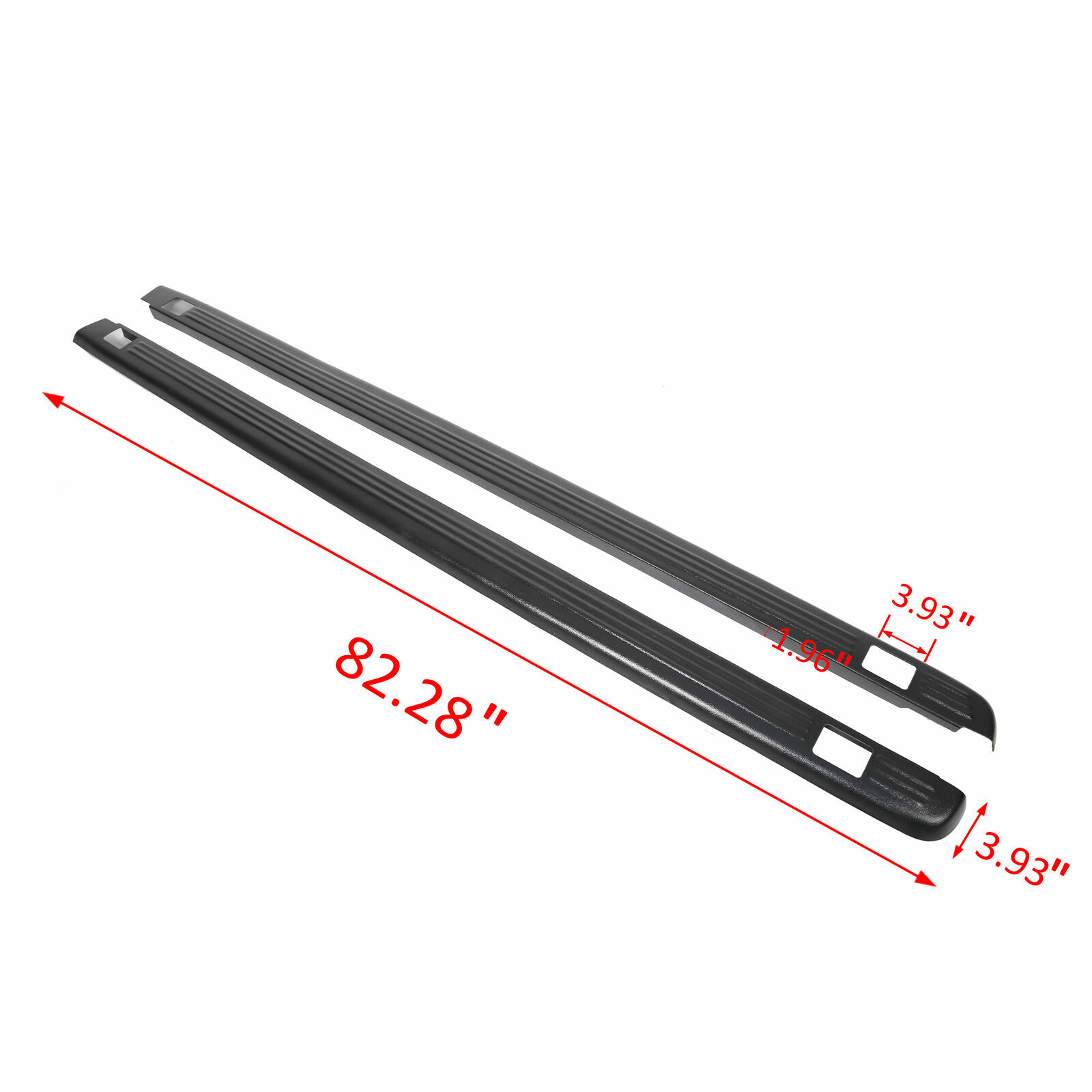 Truck Bed Rail Caps W/Holes For 1999-2006 Silverado & Sierra 1500 2500 6.5FT