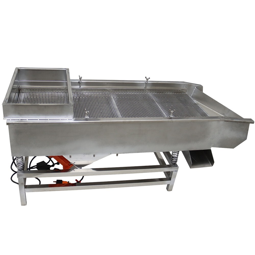 Double Layers Vibrating Screener Platform Shaker 220V Stainless