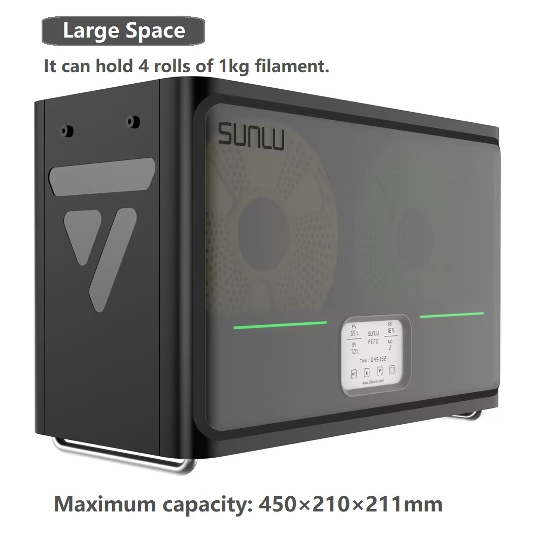 SUNLU Fila Dryer S4 Large Capacity with Triple Fan 4-Spool Filament Storage Box