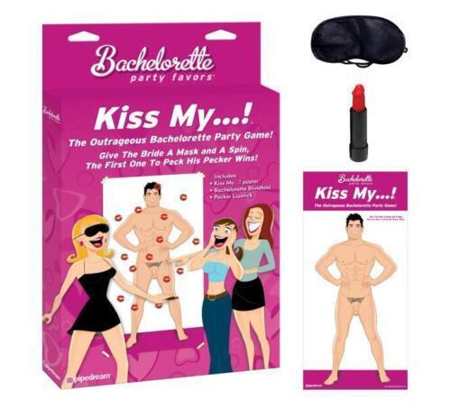 Bachelorette Party Supplies Favors Games Kiss My.....!