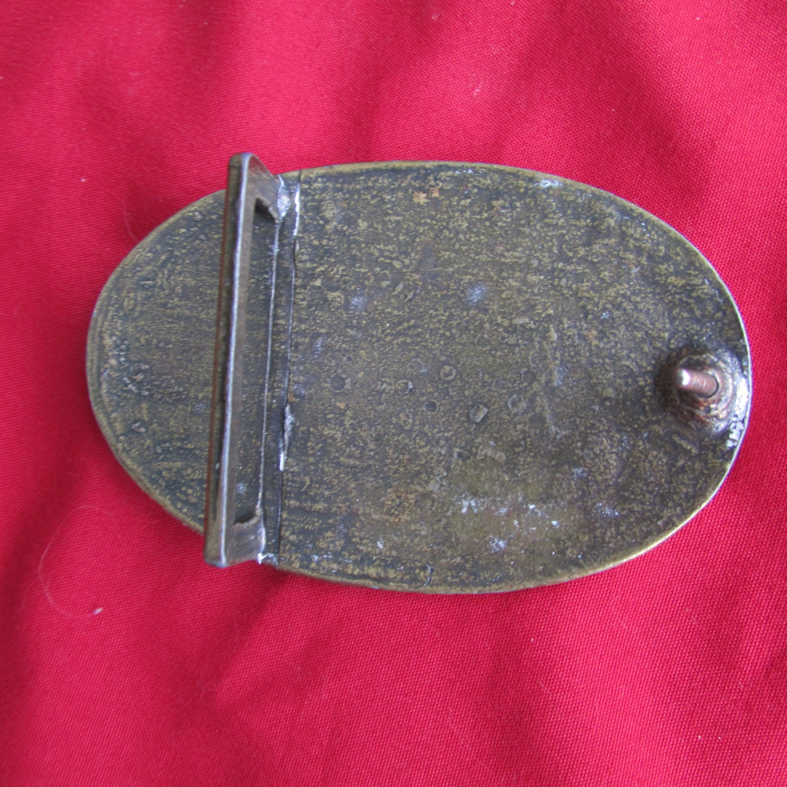 Vintage US Military Civil War Brass Belt Buckle Reproduction Union Army