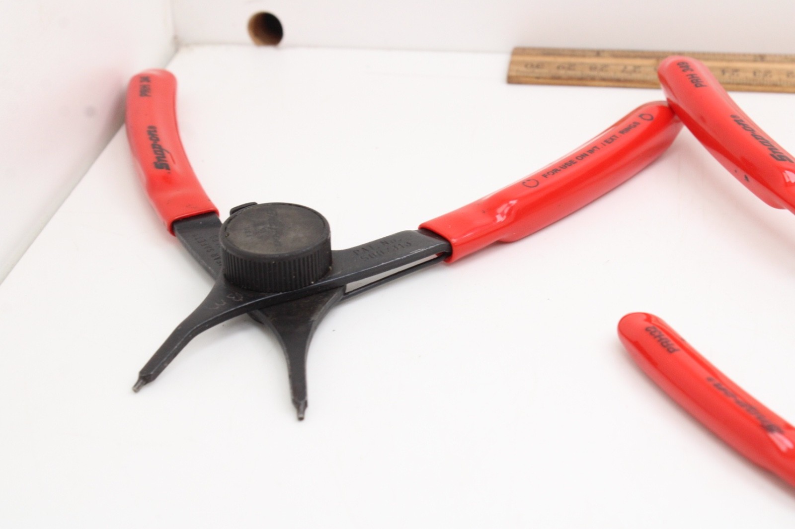 Snap On PRH406 6 Piece Red Rubber Handle Snap Ring Pliers Set USA