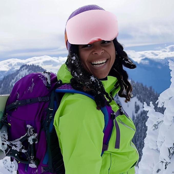 Ski Goggle Cover Sleeve, Snowboard Goggle Cover Microfiber Protective Lens Scrat