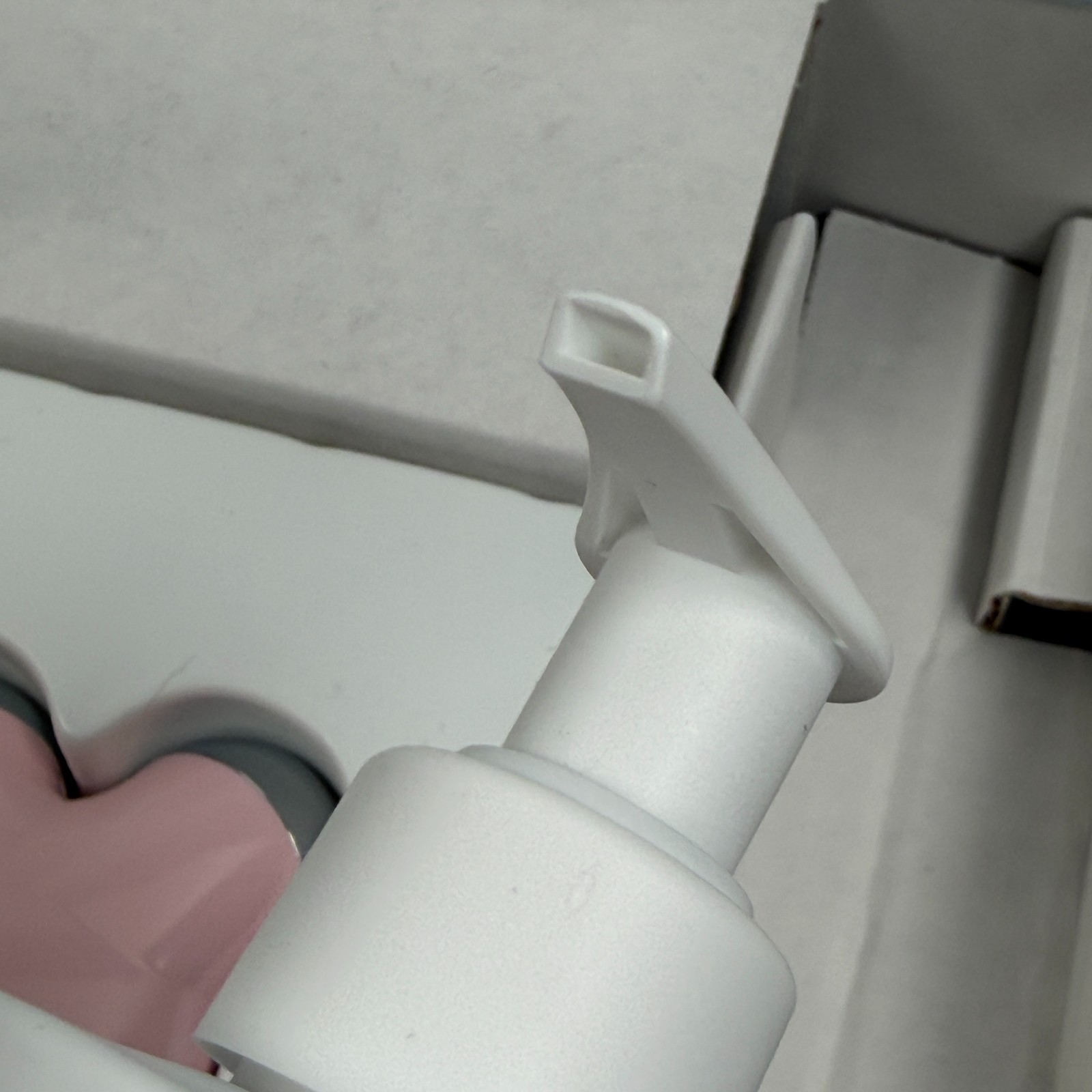 Nuface Petite Mini Facial Toning Device Pink + 10oz Aqua Gel +Brush NEW OPEN BOX