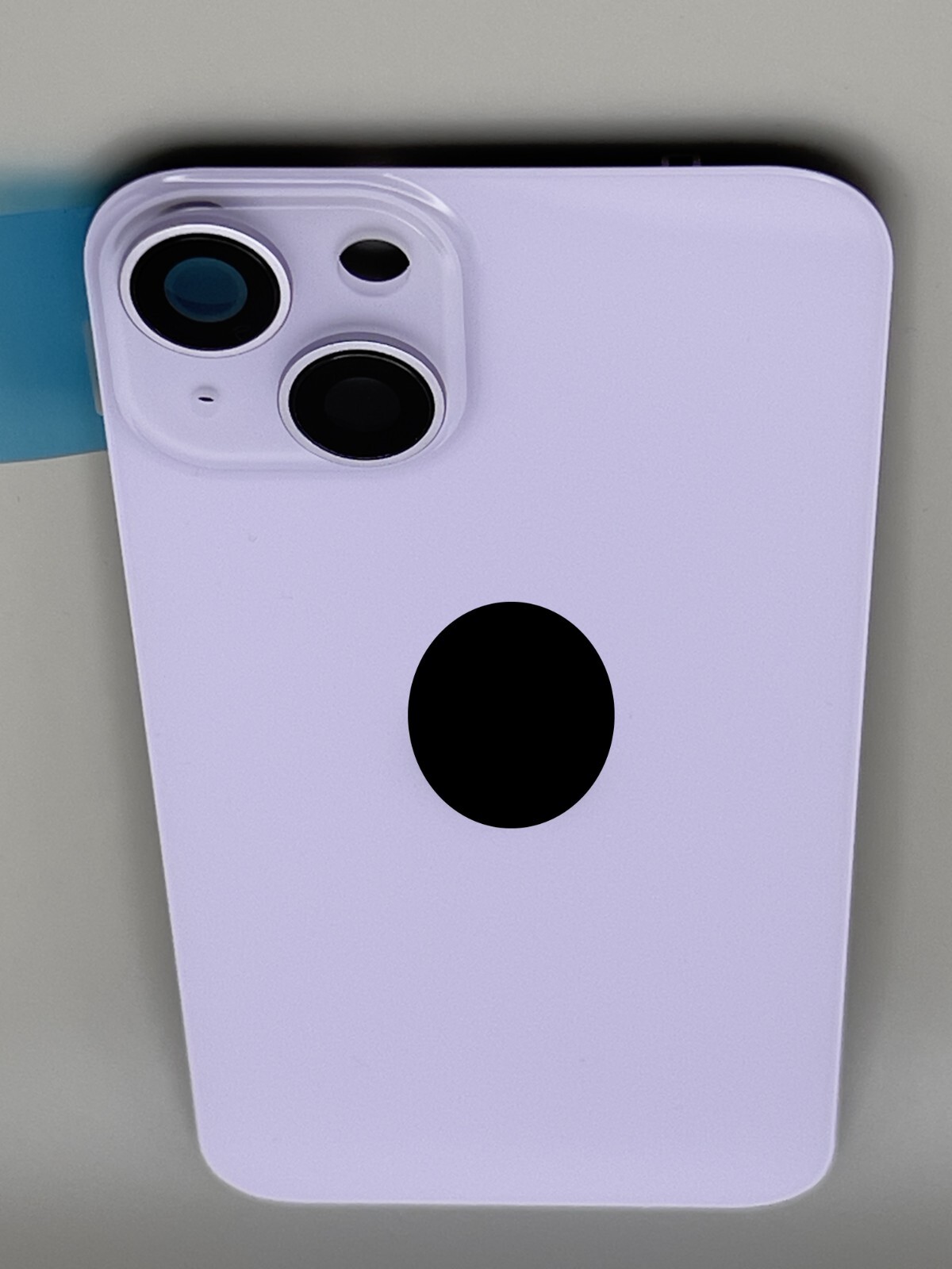 iPhone 14 & Plus Back Glass Cover: Rear Door with flex cables: flash mic nfc